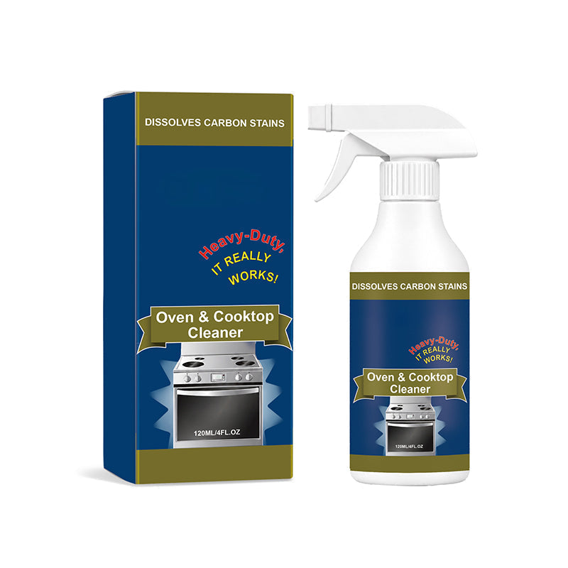 💥 BUY 2 GET 1 FREE!🌻Heavy Duty Oven & Cooktop Cleaner Spray – Dissolves Grease in 5 Mins, No Scrubbing & Eliminates Odors 🔥