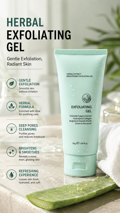 🥳2026 HOT SALE🥳💞50K+ SOLD!💥👵🌸 50% OFF!Herbal Extract Brightening Exfoliating Gel