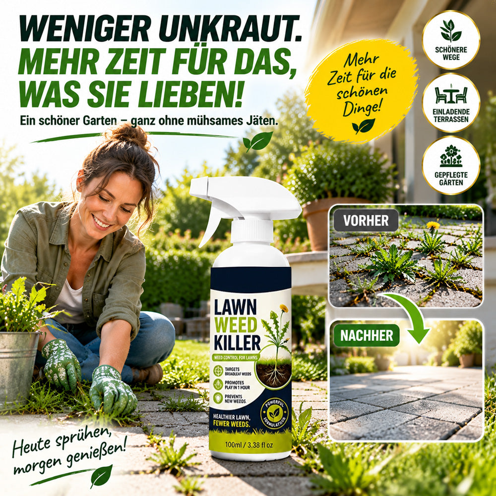 🌿🔥 50 % RABATT🔥 🌿 Unkraut-Stop – Sprühen statt Jäten | Gezielt bis in den Wurzelbereich