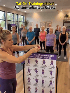 【🔥LIMITED-TIME OFFER – 50% OFF!】🎉 Tai Chi Exercise Poster for Seniors