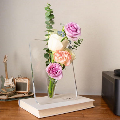 🥳💞50K+ SOLD!💥🌸 Transparent Photo Frame Flower Vase, High-End Home Decoration Ornaments