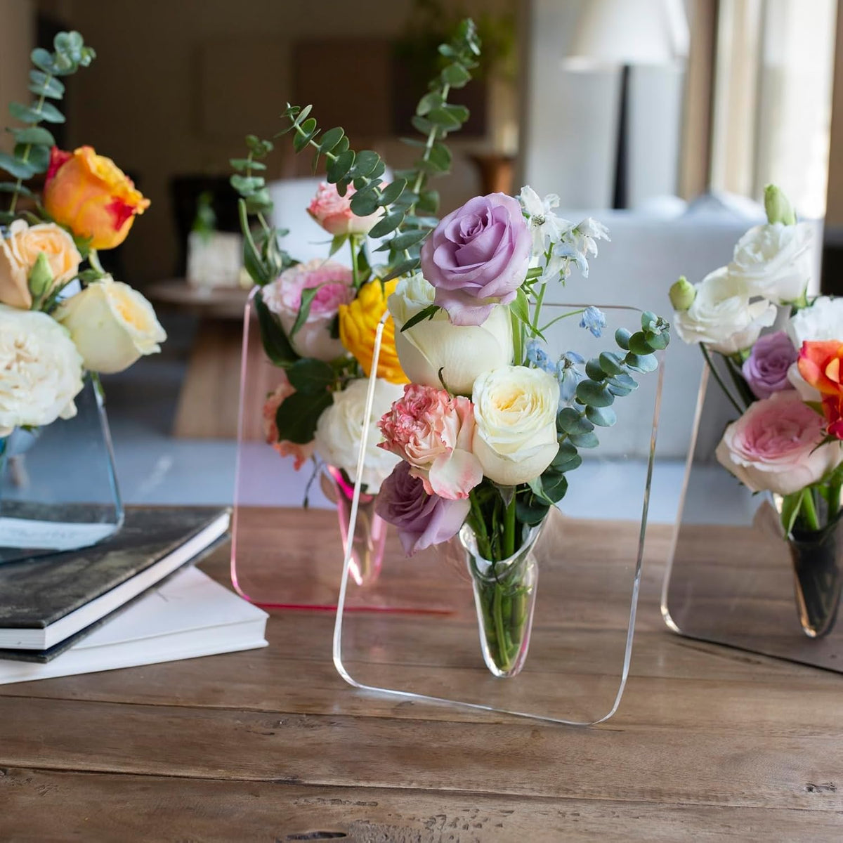 🥳💞50K+ SOLD!💥🌸 Transparent Photo Frame Flower Vase, High-End Home Decoration Ornaments