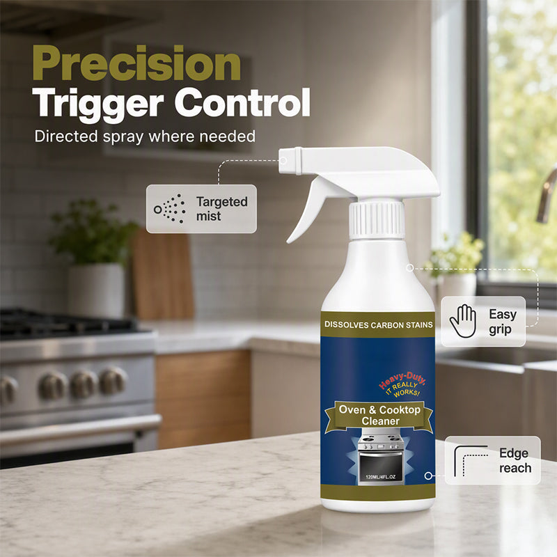💥  BUY 2 GET 1 FREE!🌻Heavy Duty Oven & Cooktop Cleaner Spray – Dissolves Grease in 5 Mins, No Scrubbing & Eliminates Odors 🔥