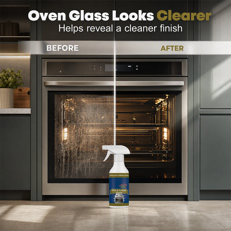 💥  BUY 2 GET 1 FREE!🌻Heavy Duty Oven & Cooktop Cleaner Spray – Dissolves Grease in 5 Mins, No Scrubbing & Eliminates Odors 🔥