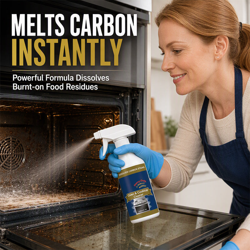 💥  BUY 2 GET 1 FREE!🌻Heavy Duty Oven & Cooktop Cleaner Spray – Dissolves Grease in 5 Mins, No Scrubbing & Eliminates Odors 🔥