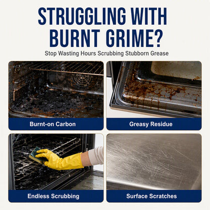 💥  BUY 2 GET 1 FREE!🌻Heavy Duty Oven & Cooktop Cleaner Spray – Dissolves Grease in 5 Mins, No Scrubbing & Eliminates Odors 🔥